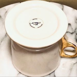 Anthropologie Kitchen - Anthropologie Monogram V Shave Style Coffee Mug Anthropologie Kitchen - Anthropologie Monogram V Shave Style Coffee Mug